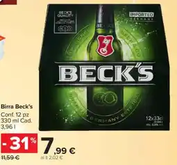 Carrefour Market Birra Beck's offerta