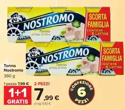 Carrefour Market Tonno Nostromo offerta
