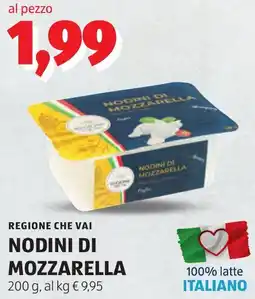 ALDI Regione che vai nodini di mozzarella offerta