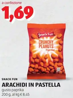ALDI Snack fun arachidi in pastella offerta