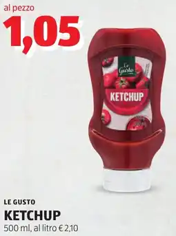 ALDI Le gusto ketchup offerta
