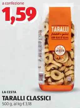 ALDI La cesta taralli classici offerta