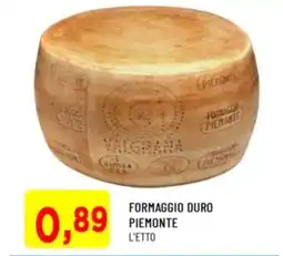 DPiù Formaggio duro piemonte offerta