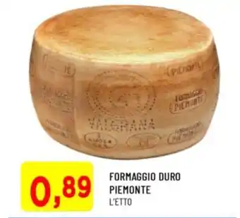 Formaggio duro piemonte