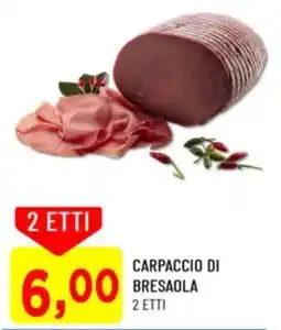 DPiù Carpaccio di bresaola offerta