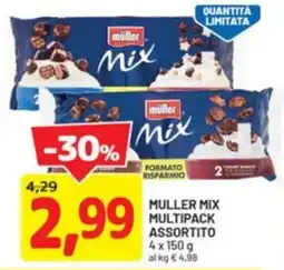 DPiù Muller mix multipack offerta