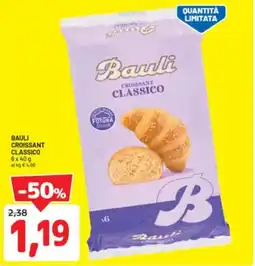 DPiù Bauli croissant classico offerta