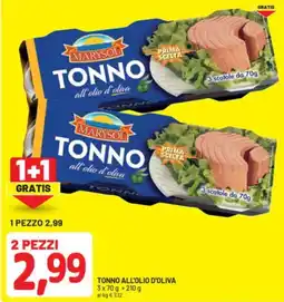 DPiù Tonno all'olio d'oliva MARYSOL offerta