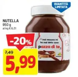 DPiù Nutella offerta