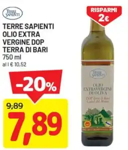 DPiù Terre sapienti olio extra vergine dop terra di bari offerta