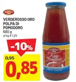 DPiù Verderosso oro polpa di pomodoro offerta