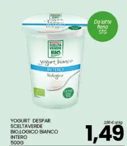 Eurospar YOGURT DESPAR SCELTAVERDE offerta