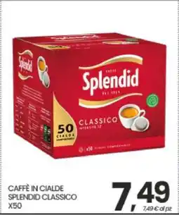 Eurospar CAFFÈ IN CIALDE SPLENDID CLASSICO X50 offerta