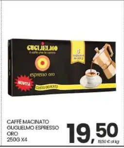 Eurospar CAFFÈ MACINATO GUGLIELMO ESPRESSO ORO offerta