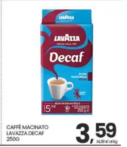 Eurospar CAFFÈ MACINATO LAVAZZA DECAF offerta