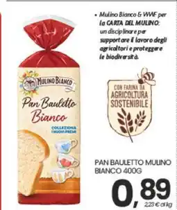 Eurospar PAN BAULETTO MULINO BIANCO 400G offerta
