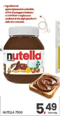 Eurospar NUTELLA 750G offerta