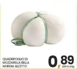 Eurospar QUADRIFOGLIO DI MOZZARELLA BELLA MURGIA ALL'ETTO offerta