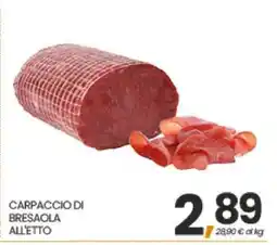 Eurospar CARPACCIO DI BRESAOLA ALLETTO offerta