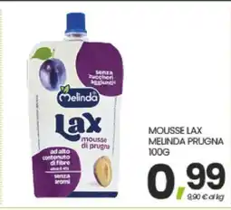 Eurospar MOUSSE LAX MELINDA PRUGNA 100G offerta