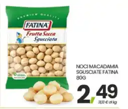 Eurospar NOCI MACADAMIA SGUSCIATE FATINA 80G offerta