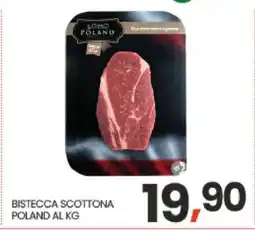 Eurospar BISTECCA SCOTTONA POLAND AL KG offerta