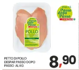 Eurospar PETTO DI POLLO DESPAR PASSO DOPO PASSO AL KG offerta