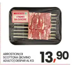 Eurospar ARROSTICINI DI SCOTTONA (BOVINO ADULTO) DESPAR AL KG offerta