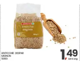 Eurospar LENTICCHIE DESPAR MIGNON offerta