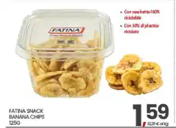 Eurospar FATINA SNACK BANANA CHIPS offerta