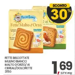 Eurospar Fette Biscottate Mulino Bianco offerta