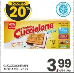 Eurospar CUCCIOLONE MINI ALGIDA X8 offerta