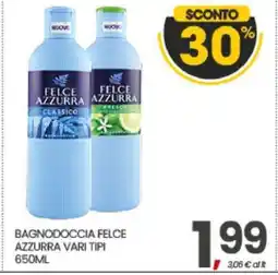 Eurospar BAGNODOCCIA FELCE AZZURRA VARI TIPI offerta