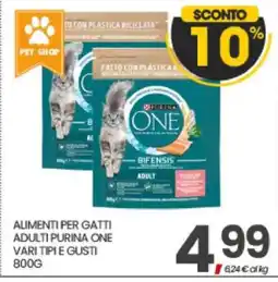 Eurospar ALIMENTI PER GATTI ADULTI PURINA ONE offerta