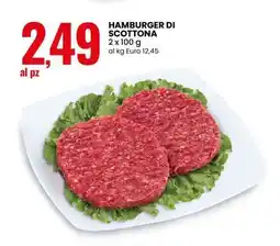 Eurospin Hamburger Di Scottona offerta