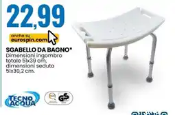 Eurospin SGABELLO DA BAGNO offerta