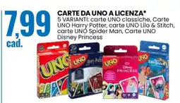 Eurospin CARTE DA UNO A LICENZA offerta