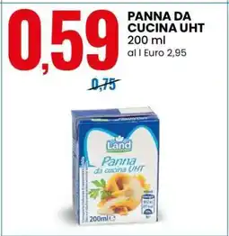 Eurospin PANNA DA CUCINA UHT offerta