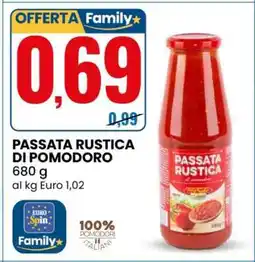Eurospin PASSATA RUSTICA DI POMODORO offerta