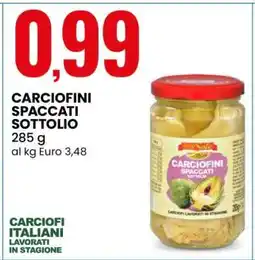 Eurospin CARCIOFINI SPACCATI SOTTOLIO offerta