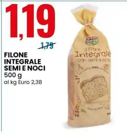 Eurospin FILONE INTEGRALE SEMI E NOCI offerta
