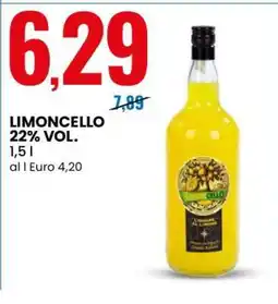 Eurospin Limoncello 22% Vol offerta