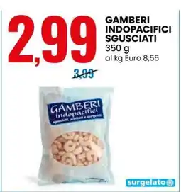 Eurospin Gamberi Indopacifici Sgusciati offerta