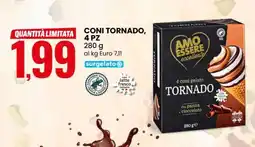 Eurospin CONI TORNADO, 4 PZ offerta
