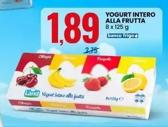 Eurospin YOGURT INTERO ALLA FRUTTA offerta