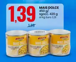Eurospin Mais dolce offerta
