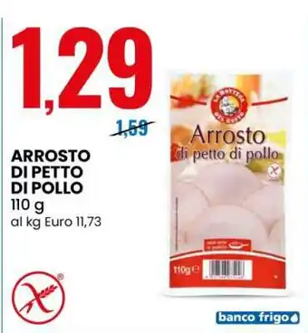 Eurospin ARROSTO DI PETTO DI POLLO offerta