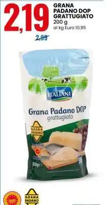 Eurospin Grana Padano DOP grattugiato offerta
