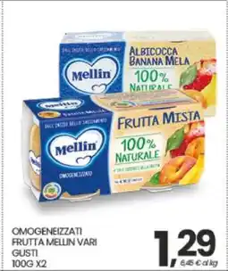 Eurospar OMOGENEIZZATI FRUTTA MELLIN VARI GUSTI offerta