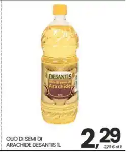 Eurospar OLIO DI SEMI DI ARACHIDE DESANTIS 1L offerta